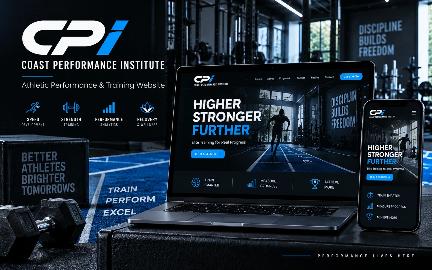 Coast Performance Institute athletic training website